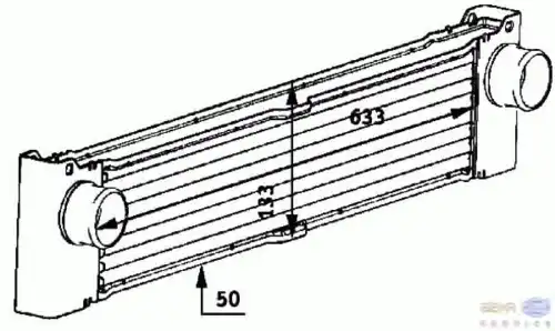 Интеркулер HELLA 8ML 376 723-521