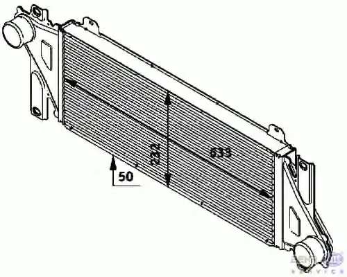 Интеркулер HELLA 8ML 376 724-291