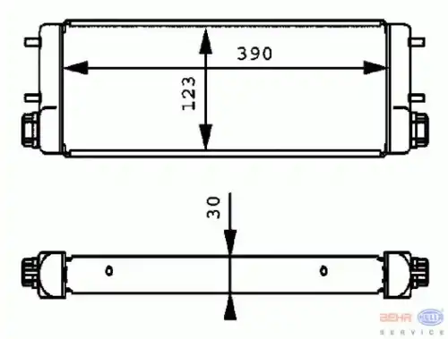 Масляный радиатор HELLA 8MO 376 725-431