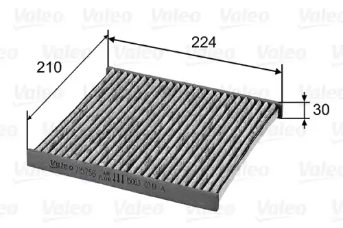 Салонный фильтр VALEO 715756