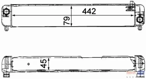 Масляный радиатор HELLA 8MO 376 725-571