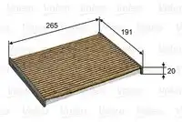 Салонный фильтр VALEO 701028