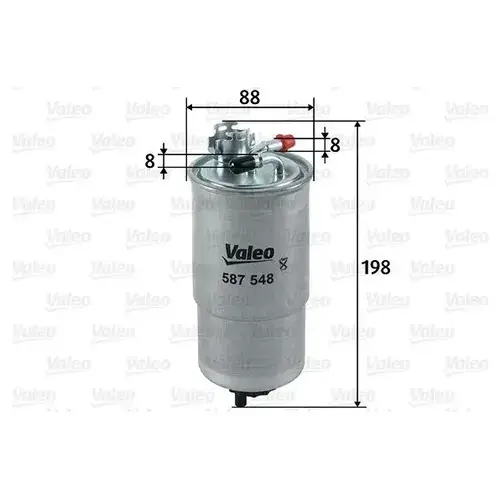 Топливный фильтр VALEO 587548