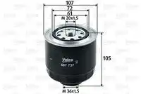 Топливный фильтр VALEO 587737