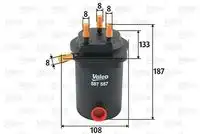 Топливный фильтр VALEO 587557