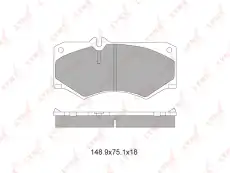 Тормозные колодки дисковые LYNXAUTO BD-5335
