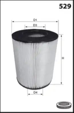 Фильтр воздушный MISFAT R727