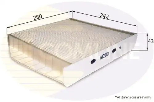 Салонный фильтр COMLINE EKF280