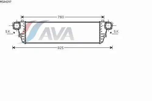 Интеркулер AVA MSA4297