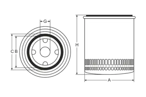 Фильтр гидравлический SCT SY 8010