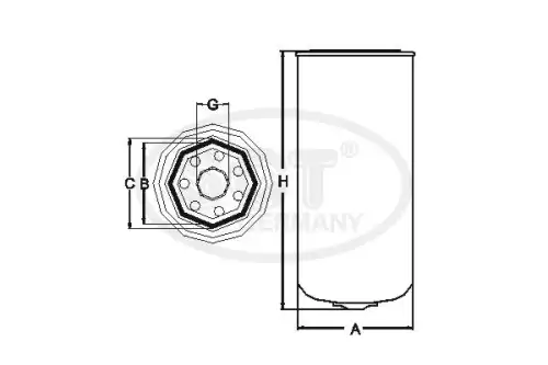 Топливный фильтр SCT ST 6101