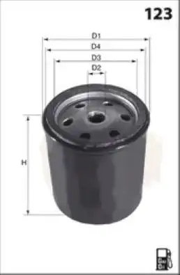 Топливный фильтр MISFAT M336