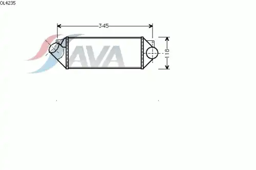 Интеркулер AVA OL4235