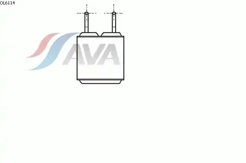 Радиатор печки AVA OL6114