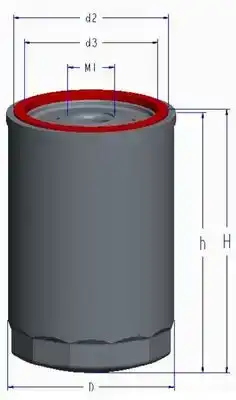 Фильтр масляный KNECHT OC 497