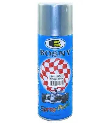 BS1580 BOSNY КРАСКА СЕРЕБРЯНЫЙ МЕТ. 400МЛ