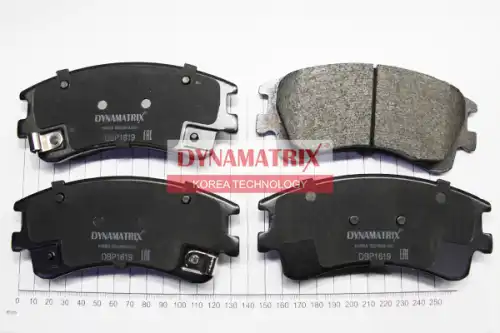 Тормозные колодки дисковые DYNAMAX DBP1619