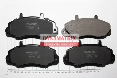 Тормозные колодки дисковые DYNAMAX DBP700