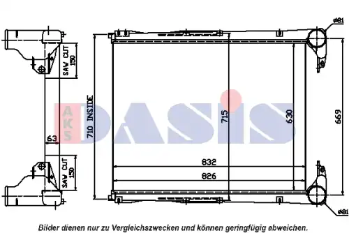 Интеркулер AKS DASIS 397009N