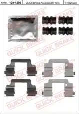 монт. кпл торм. колодок 109-1806 QUICK BRAKE