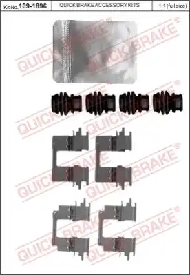 Ремкомп-ты тормоза мет. QUICK BRAKE 109-1896