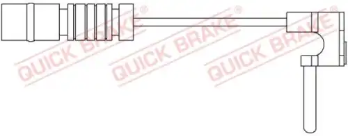 Датчик тормозных колодок QUICK BRAKE WS0171A