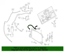 ШЛАНГ КОНДИЦИОНЕРА 3B0260701C VAG