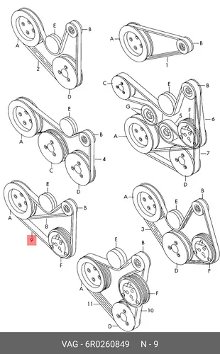 VAG 6R0260849