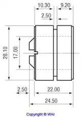 Кольцо&nbsp;контактное WAI 28-91850-1