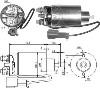 втягивающее реле ZM792 ZM