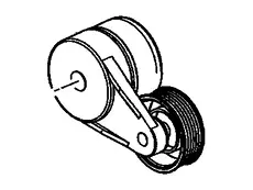 РОЛИК ПРИВОДНОГО РЕМНЯ 25191534 OPEL