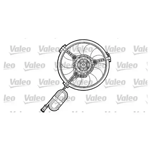 вентилятор охлаждения!\ Audi A4 95-01 698155 VALEO