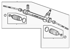Рулевая рейка OPEL 94537904