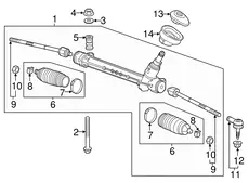 Рулевая рейка OPEL 94537904