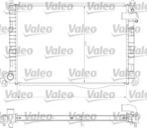 Радиатор системы охлаждения двигателя VALEO 734327