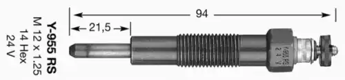 Свеча накаливания NGK Y-955RS