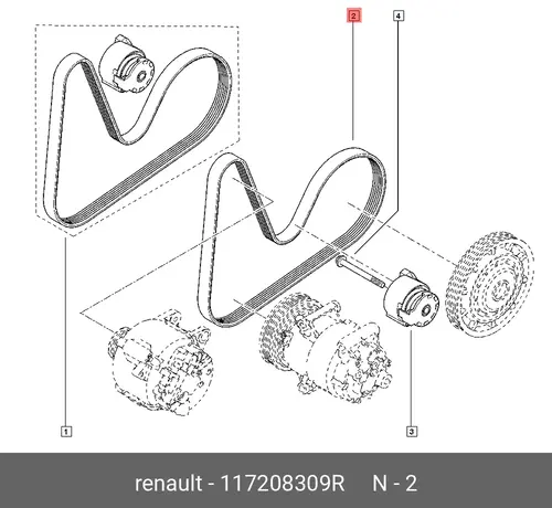 RENAULT 117208309R