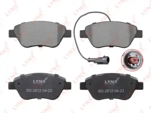 Тормозные колодки дисковые LYNXAUTO BD-2812