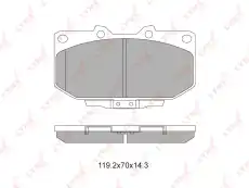 Тормозные колодки дисковые LYNXAUTO BD-5720