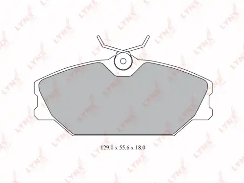 Тормозные колодки дисковые LYNXAUTO BD-6304