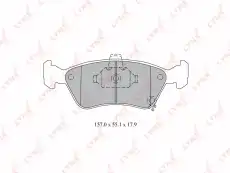 Тормозные колодки дисковые LYNXAUTO BD-7590