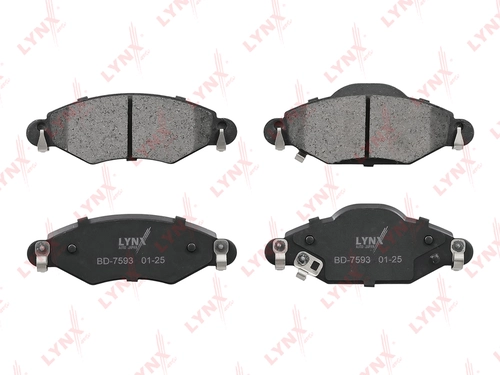 Тормозные колодки дисковые LYNXAUTO BD-7593