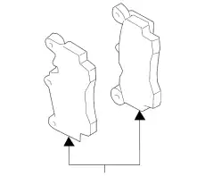 Тормозные колодки дисковые VAG 4L0 698 451 D