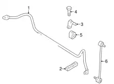 Тяга стабилизатора MAZDA BP4K-34-170B