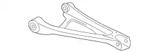 Рычаг подвески PORSCHE 95533101711