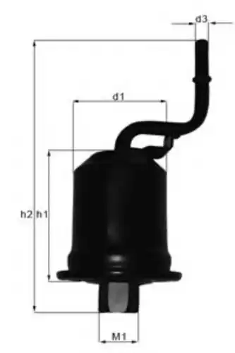 Топливный фильтр KNECHT KL247