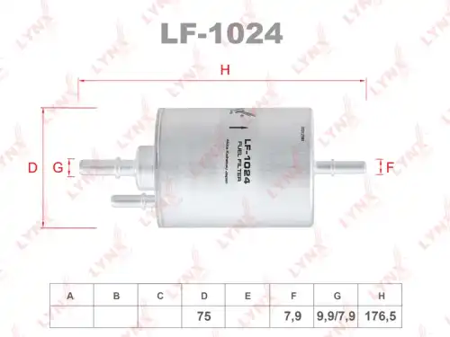 Топливный фильтр LYNXAUTO LF-1024