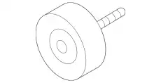 ролик обводной генератора Audi 95510211800 PORSCHE