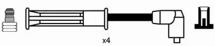 компл. высоковольт. проводов Ren 44280 NGK