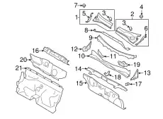  КЛИПСА НАКЛАДКИ 09409-08341 SUZUKI
